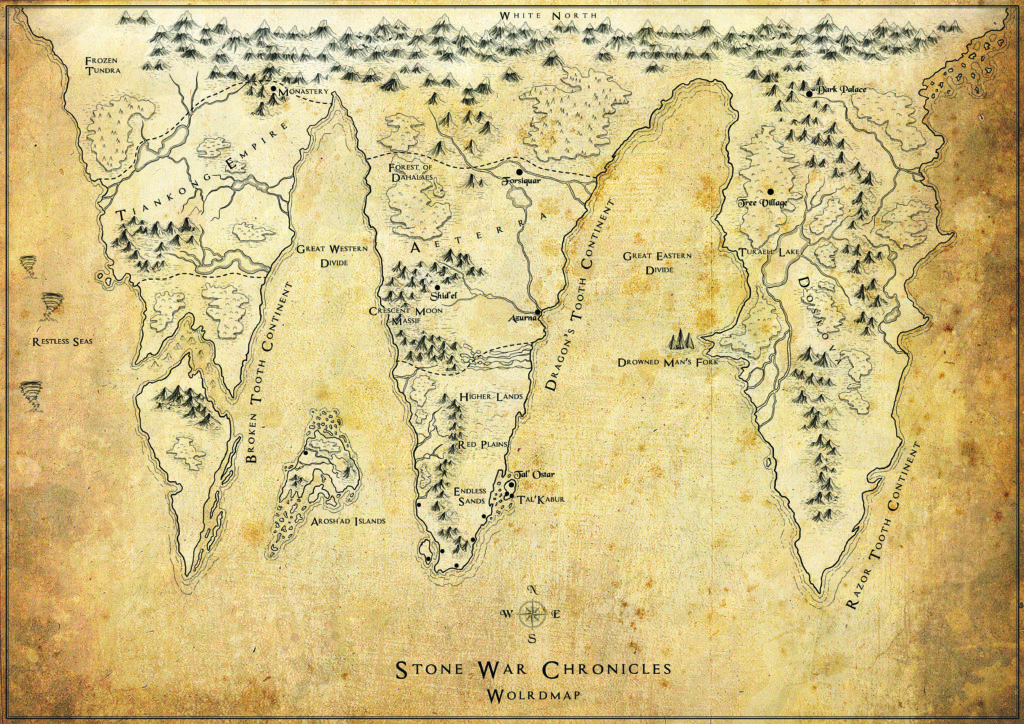 Stone War Chronicles Worldmap